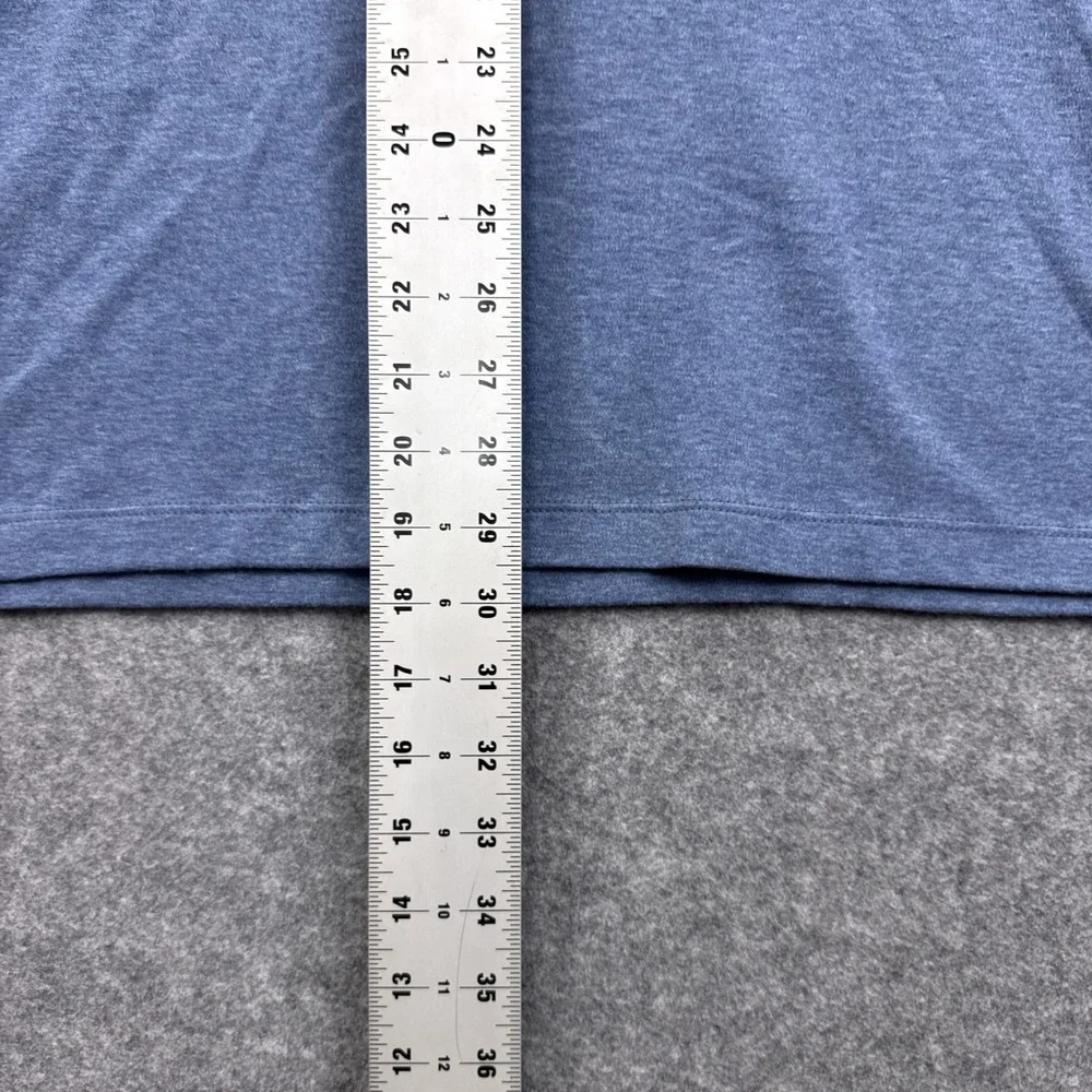 Banana Republic Mens Luxe Touch Performance Polo Shirt Blue Heather Large NWT